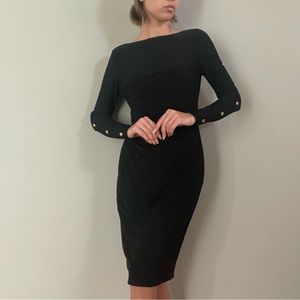 Ralph Lauren Black Body-con Dress!